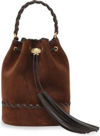 Gianvito Rossi Sienna Zaira Crossbody Bag in Brown Suede at Nordstrom