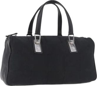Chanel Pre-owned Hand Bag - Dames - Vintage Handtas - Zwart - ONE Size - Nylon - Vintage