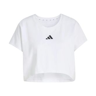 adidas PWR CR BX TNK - Dames - Sportshirts - Wit - S - Katoen - Fitness