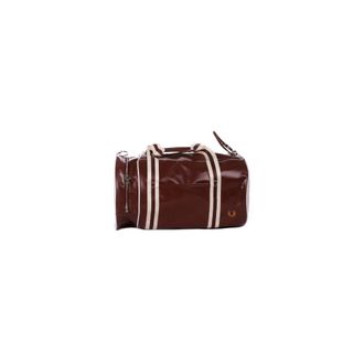 Fred Perry Classic Barrel Bag - male - Fred Perry - Weekend Bags - Brown - ONE SIZE - Bags