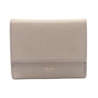 Celine Pre-owned Wallets, female, Beige, Size: ONE SIZE Pre-owned Small Tri-fold Wallet