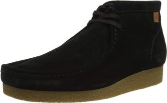 Clarks Shacre Wallabee Boot, mens Chukka, Black (Black Suede), 10.5 UK (45 EU)