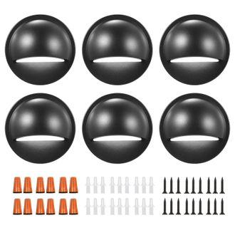 OEM Juego De 6 Luces Led De 3 W (ac/dc, 12-36 V) Para Patio, Escaleras, Valla, Jard&iacute;n, Entrada De Veh&iacute;culos Y Sendero. Resistentes Al Agua Seg&uacute;n La Norma 