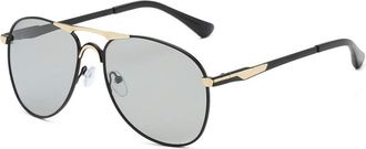 Generic Polarized Sunglasses for Men - Intelligent Photosensitive Discoloration, Elastic Temples, Ideal for Driving and Travel