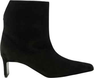 Khaite Ona Enkellaars - Dames - Laarzen met Hak - Zwart - 37 EU - Leer - Schoenen