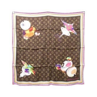 Louis Vuitton Pre-owned Scarf - unisex - Louis Vuitton Vintage - Vintage Scarves - Brown - ONE SIZE - Pre-owned