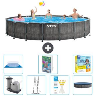 Intex Piscina Prism Frame Redonda - 549x122 Cm - 8-piezas S546
