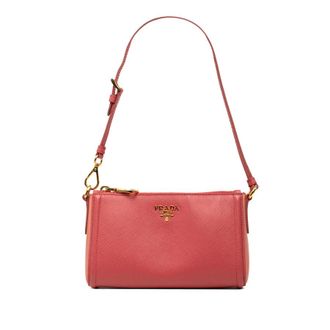 Prada Pre-owned Prada Bicolor Saffiano Shoulder Bag Ladies EAN256DLSBFE5HS1