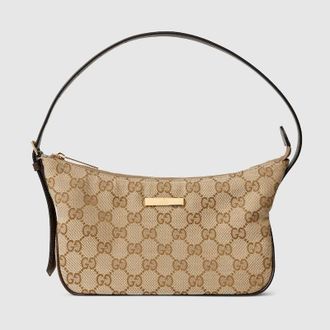 Gucci Lady Lunetta Small Shoulder Bag, Beige, GG Canvas