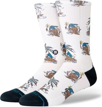Stance Castaway Crew Multifunktionssocken - Unisex | wei&szlig;