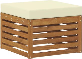 vidaXL Reposapi&eacute;s De Exterior Madera De Acacia S&oacute;lida Natural Vidaxl