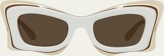 Loewe Multicolor Acetate Butterfly Sunglasses