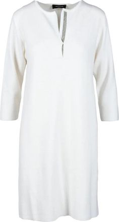 Fabiana Filippi Virgin Wool Dress - White