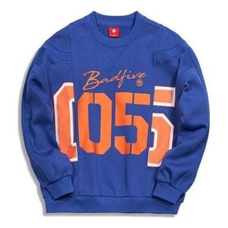 Li-Ning Paris fashion week Loose Pullover Blue AWDQ629-1