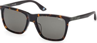 BMW BW0071-H 52N Mens Sunglasses Tortoiseshell Size 56