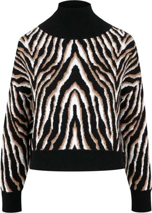 Erika Cavallini Semi Couture Trui met col - Dames - Coltruien - Veelkleurig - S - Wol - Truien & Vesten
