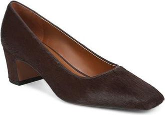 Franco Sarto Salino Genuine Calf Hair Pump in Brown Leather at Nordstrom, Size 7.5