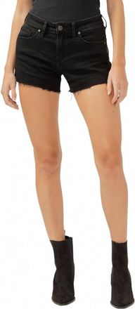 Silver Jeans Co Womens Boyfriend Short In Black