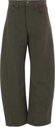 Mother Half Pipe Flood Barrel-leg Jeans
