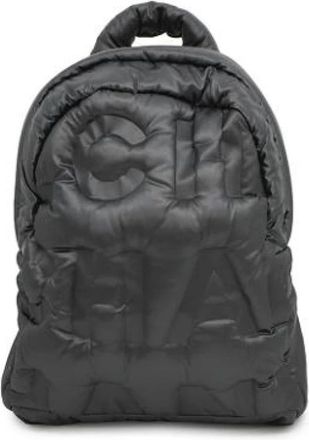 Chanel Pre-owned Backpacks, female, Black, Size: ONE SIZE Pre-owned Nylon chanel-bags