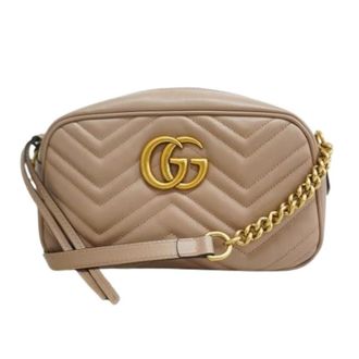 Gucci Pre-owned Cross Body Bags, female, Brown, Size: ONE SIZE Pre-owned Vintage Shoulder Bag