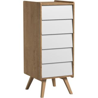 Vox Chiffonnier vintage in legno bianco Vox