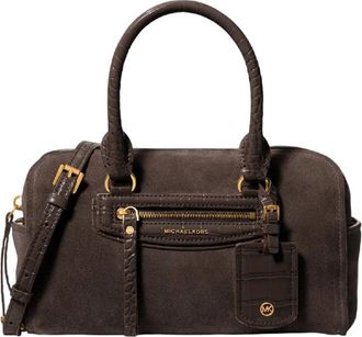 Michael Kors Extra Small Barrel-Style Crossbody Bag - Dames - Handtassen - Bruin - ONE Size - Leer - Tassen