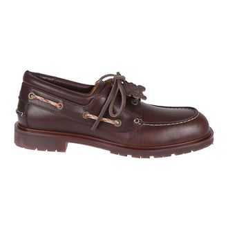 Burberry Sailor Shoes, male, Brown, Size: 6 1/2 US Burberry Flat shoes