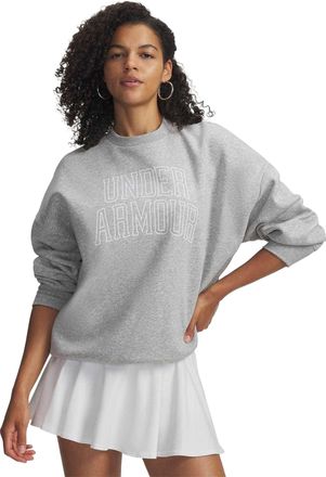 Under Armour Dames/Dames Rival Fleece Relaxed Fit Sweatshirt (Vorstgrijs)