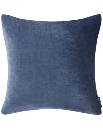 Nautica Solid Ultra Soft Plush Navy Euro Sham