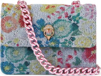 Kurt Geiger Micro Kensington Faux Leather Crossbody Bag in Light/Pastel Blue at Nordstrom