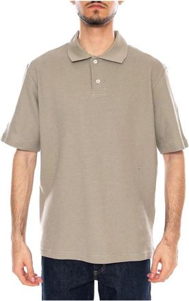 Elvine Silar MS Tee - Heren - Polos - Groen - M - Katoen - Tops