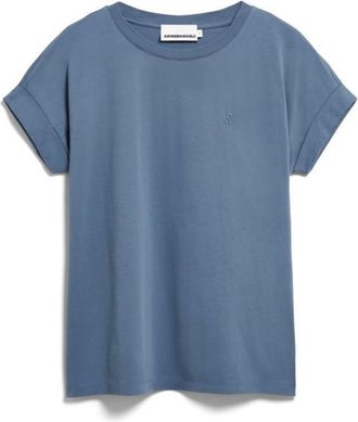 Armedangels Idaa Logo T-Shirt f&uuml;r Damen | blau