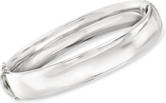Ross-Simons Sterling Silver Hinged Bangle Bracelet