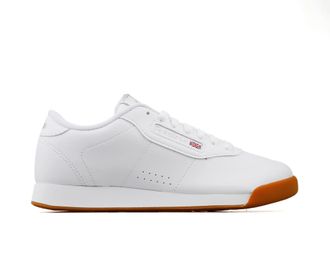 Reebok Womens Low Princess Wide Trainers, White Gum, 5 UK
