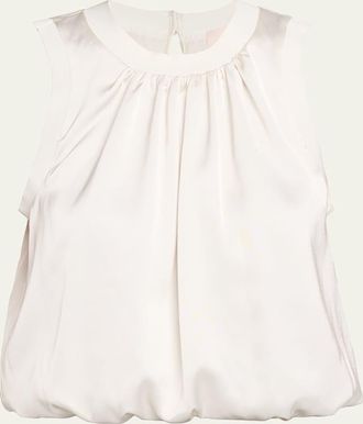 Cinq &agrave; Sept Peia Satin Bubble Top