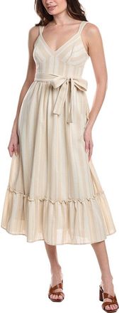 Taylor Linen-Blend Midi Dress