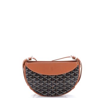 Goyard Hirondelle Shoulder Bag Coated Canvas and Leather