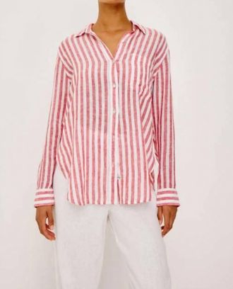 Rails Ravello Stripe Shirt In Red