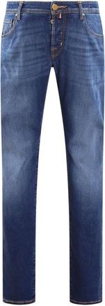 Jacob Cohen Nick Slimfit Jeans - Heren - Slim Fit Jeans - Blauw - W32 - Jeans