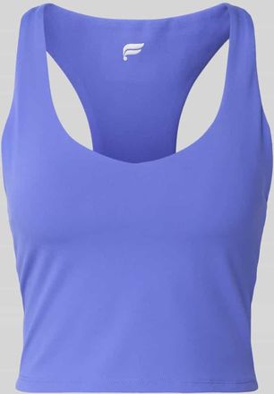 Fabletics Slim Fit Top mit integriertem Bustier Modell Anywhere in Blau, Gr&ouml;&szlig;e XL