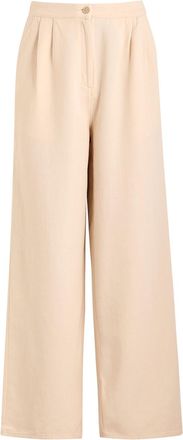 American Vintage Afaz Cotton Trousers - Ecru - S (UK8-10 / S)