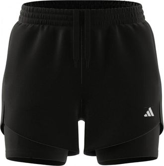 adidas Min 2in1 Shorts Laufshorts für Damen | schwarz