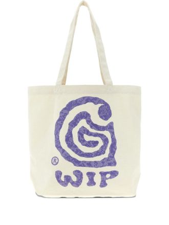 Carhartt Work in Progress graphic-print tote bag - unisex - Cotton - One Size - White