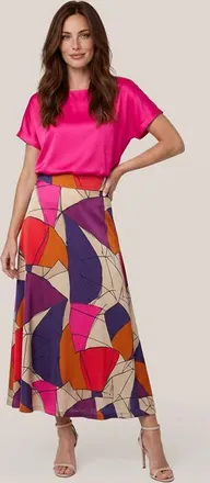 Mart Visser Caila Print Rok Plum / Multi