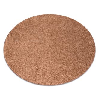 RugsX Rugsx - Moqueta Indus C&iacute;rculo Marr&oacute;n Cobre 82 Llanura Mezcla Orange Circulo 200 Cm