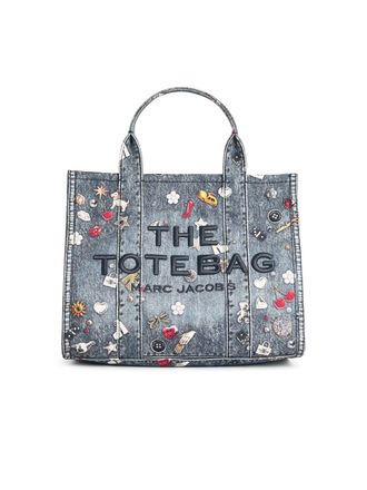 Marc Jacobs Marc Jacobs () Middelgrote draagtas Loeil Trinket Canvas blauwe spijkertas