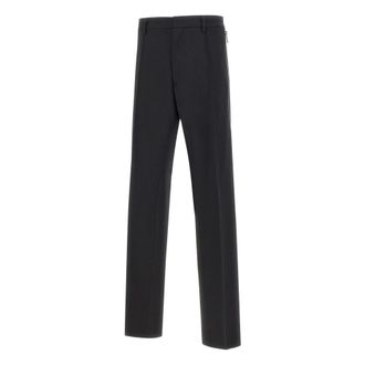 Dsquared2 Straight Trousers, male, Black, Size: XL Relax Pant Side Zip Detail