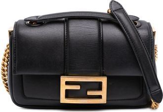 Fendi Pre-owned Fendi Mini Nappa Apolo Chain Baguette Shoulder Bag 8BS045 ACNX 209 0189