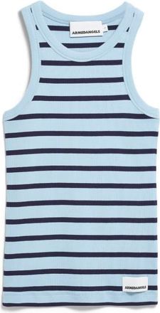 Armedangels Kanitaa Stripes Top f&uuml;r Damen | blau